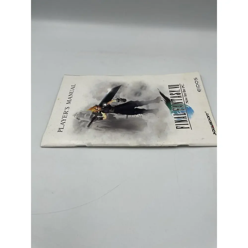 Final Fantasy VII PlayStation 1 Players Manual Only
